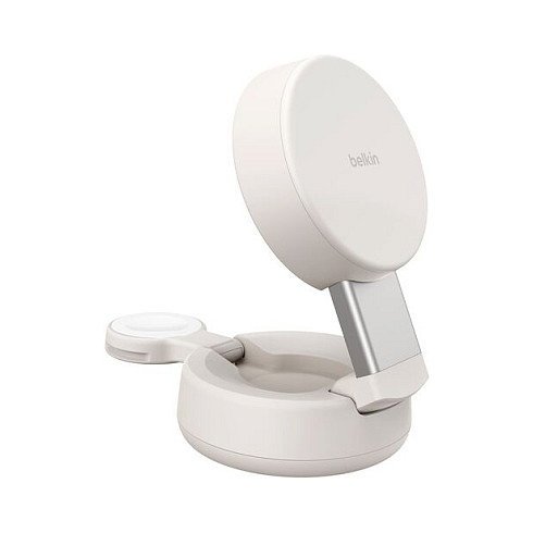 Belkin UltraCharge Qi2 25W Estación de Carga Magnética 2 en 1 Sand Belkin UltraCharge Qi2 25W Estación de Carga Magnética 2 en 1 Sand