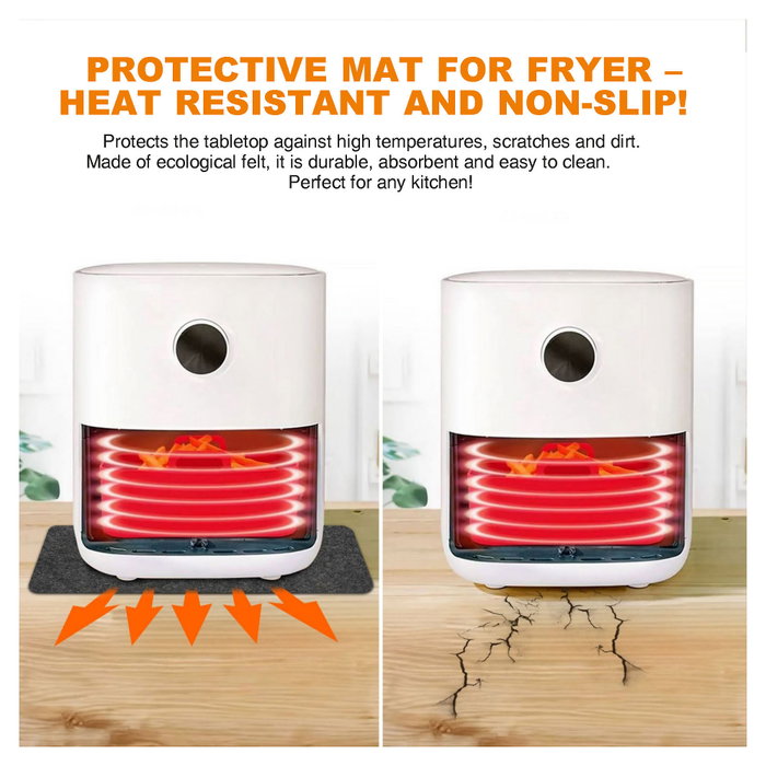 Extralink Alfombrilla Protectora para Air Fryer 60x45 cm Extralink Alfombrilla Protectora para Air Fryer 60x45 cm