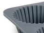 KINVARA Molde de Silicona para 6 Magdalenas, Gris, 25x17.5x3 cm, 150 ml (Set de 12)