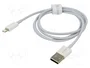 Baseus Cable USB a Lightning Superior Series, 2.4A, 1m, blanco