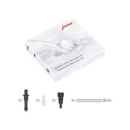 JURA 24115 Accesorio para Sistema de Leche HP1 - Compatible con E8, D6, A9, ENA MICRO 90, WE8 - Negro/Blanco