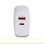 LINDY Cargador GaN 65W 73428 con USB Tipo C y USB-A Power Delivery 3.0, 2 Puertos, Blanco, 20 V, Compatible Universal