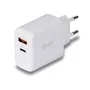Lindy Cargador GaN 65W con USB Tipo A y C, Blanco