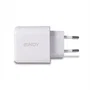 Lindy Cargador GaN 65W con USB Tipo A y C, Blanco