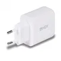 Lindy Cargador GaN 65W con USB Tipo A y C, Blanco