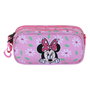 Disney Minnie Mouse Estuche Portatodo Trick FAN 2.2 Blooming Rosa Ripstop 3 Cremalleras