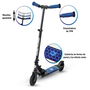 Ociotrends Patinete Scooter con Luces LED en Plataforma, Rueda, Azul