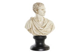 DKD Home Decor Figura Neoclasico Beige Resina 22.5 x 14.5 x 33 cm (2 Unidades)