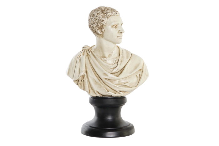 DKD Home Decor Figura de Busto en Resina Beige