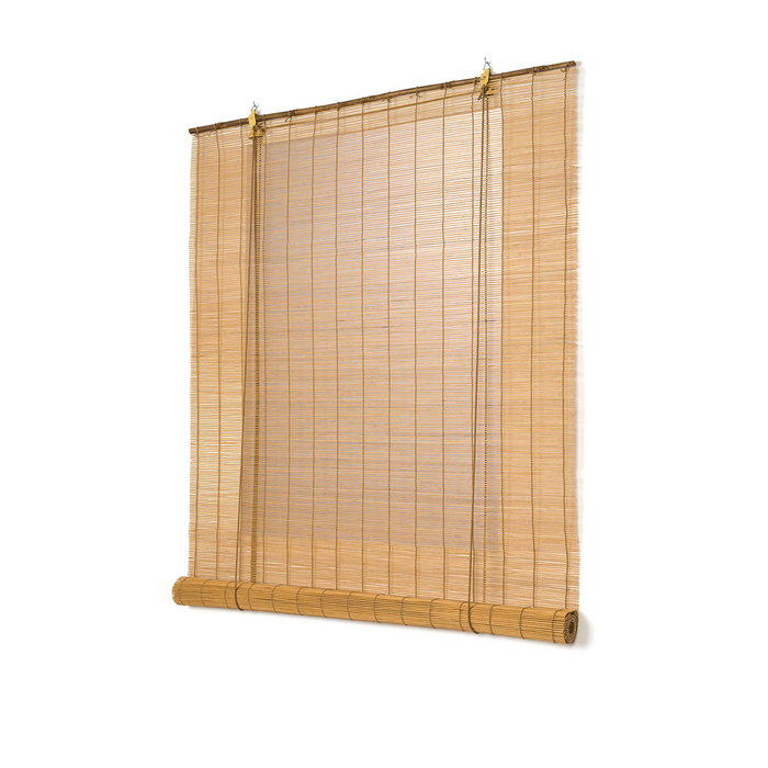 Cintacor Estor enrollable bambú ocre mango 60 x 175 cm Cintacor Estor enrollable bambú ocre mango 60 x 175 cm