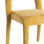 Silla Apilable Mostaza Tejido Salón 47 X 61 X 84 cm (Set de 4)