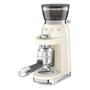 Smeg CGF03CREU Molinillo de Café, 15 Ajustes de Molienda, 240 g, 150 W, Color Crema