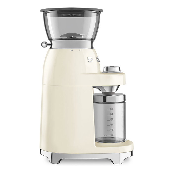 Smeg CGF03CREU Molinillo de Café, 15 Ajustes de Molienda, 240 g, 150 W, Color Crema Smeg CGF03CREU Molinillo de Café, 15 Ajustes de Molienda, 240 g, 150 W, Color Crema