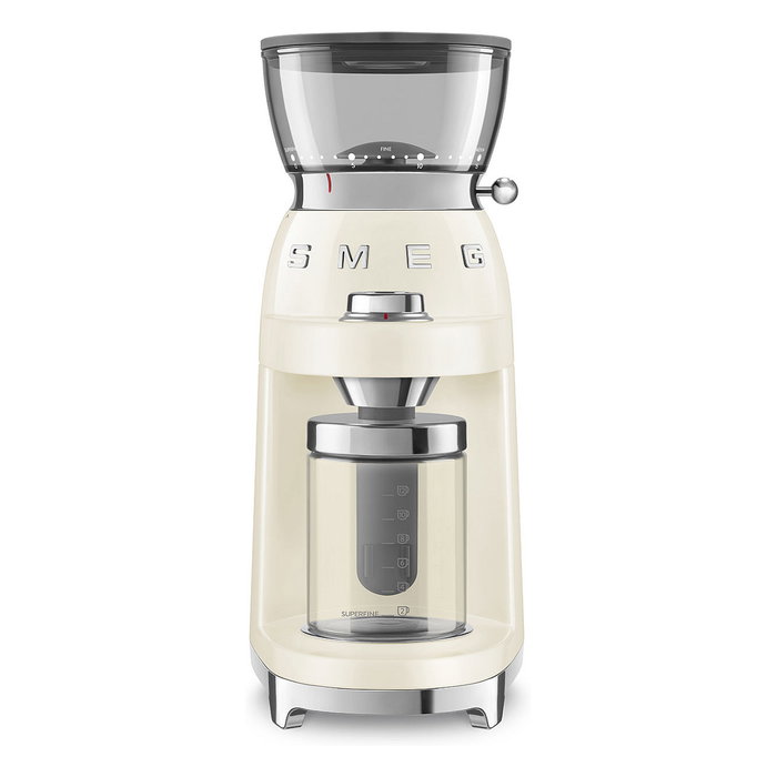 Smeg CGF03CREU Molinillo de Café, 15 Ajustes de Molienda, 240 g, 150 W, Color Crema Smeg CGF03CREU Molinillo de Café, 15 Ajustes de Molienda, 240 g, 150 W, Color Crema