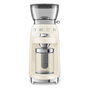 Smeg CGF03CREU Molinillo de Café, 15 Ajustes de Molienda, 240 g, 150 W, Color Crema