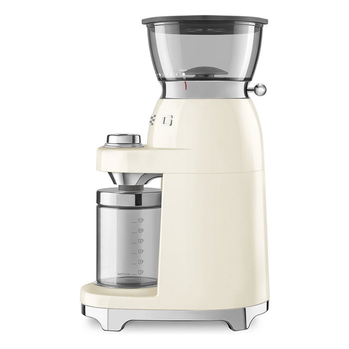 Smeg CGF03CREU Molinillo de Café, 15 Ajustes de Molienda, 240 g, 150 W, Color Crema Smeg CGF03CREU Molinillo de Café, 15 Ajustes de Molienda, 240 g, 150 W, Color Crema