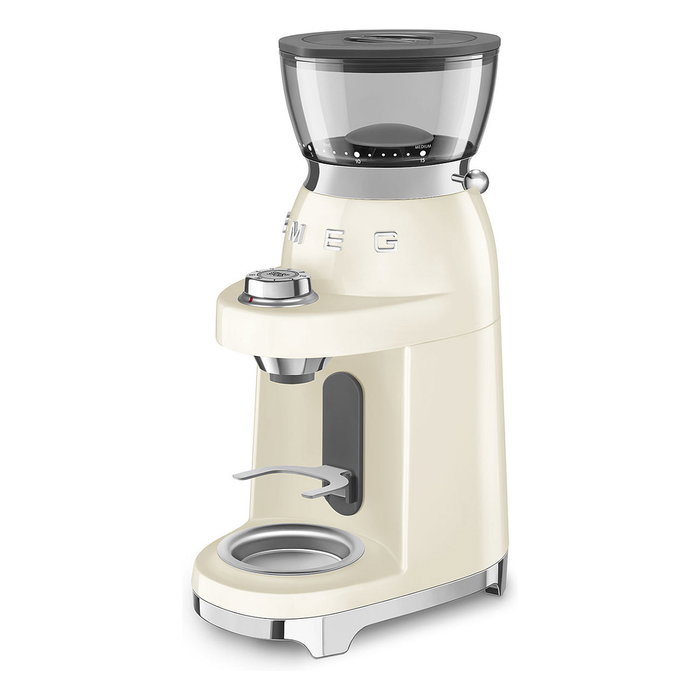 Smeg CGF03CREU Molinillo de Café, 15 Ajustes de Molienda, 240 g, 150 W, Color Crema Smeg CGF03CREU Molinillo de Café, 15 Ajustes de Molienda, 240 g, 150 W, Color Crema