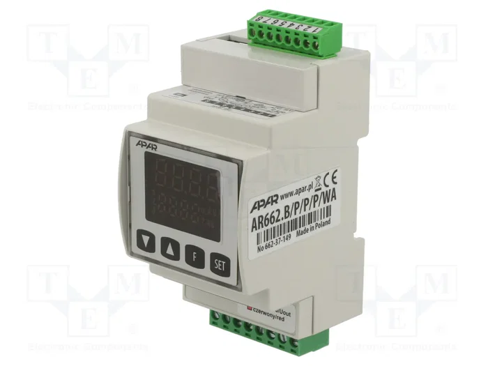 APAR AR662BPPPWA Módulo de automatización regulador de temperatura APAR AR662BPPPWA Módulo de automatización regulador de temperatura