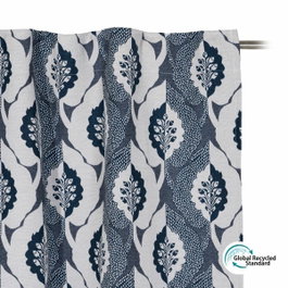 Ixia Cortina Estampada Azul 140 x 260 cm