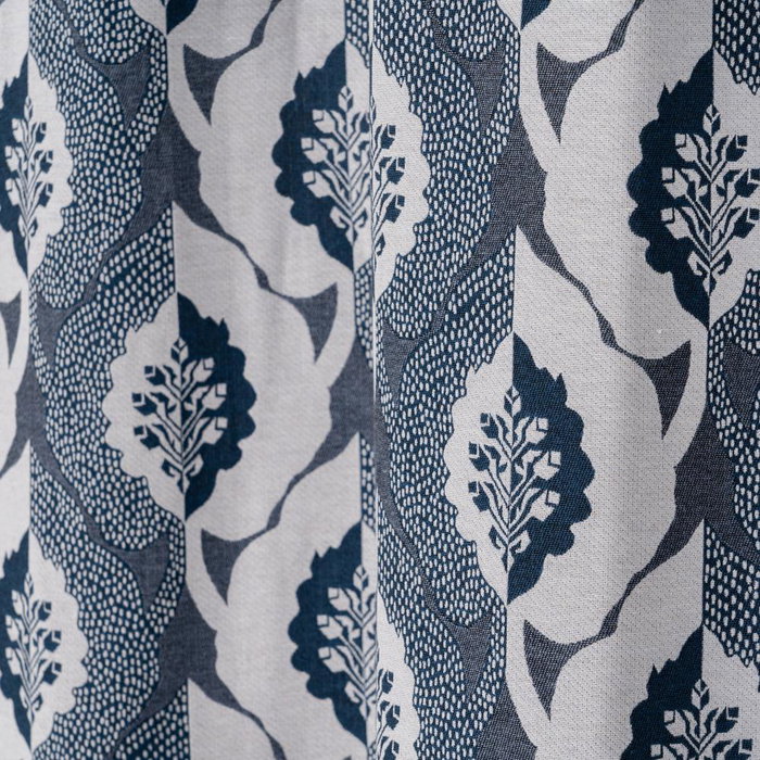 Cortina Estampado Azul 140 X 260 cm