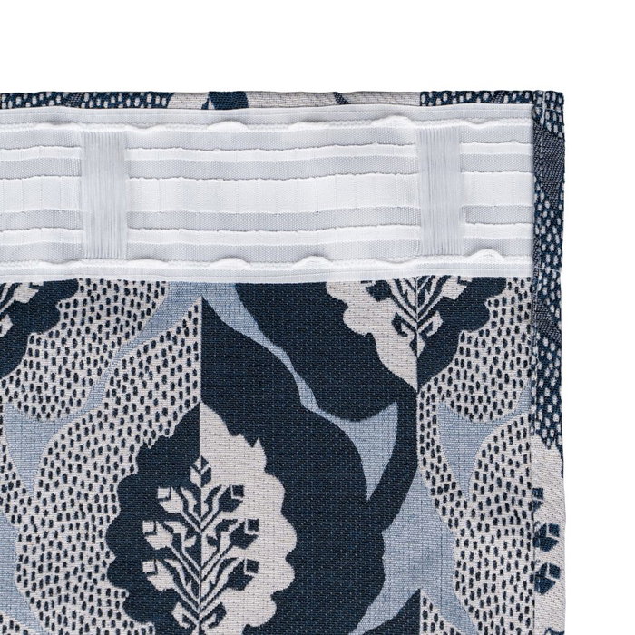 Cortina Estampado Azul 140 X 260 cm