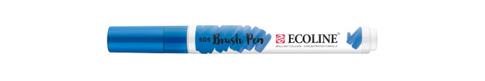 Ecoline Brush Pen Azul Ultramar Claro 505 Ecoline Brush Pen Azul Ultramar Claro 505