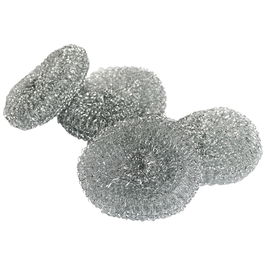 Day Juego de 4 Estropajos Metálicos de Malla de Acero para Cocina Ø8x2 cm