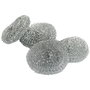 Day Juego de 4 Estropajos Metálicos de Malla de Acero para Cocina Ø8x2 cm