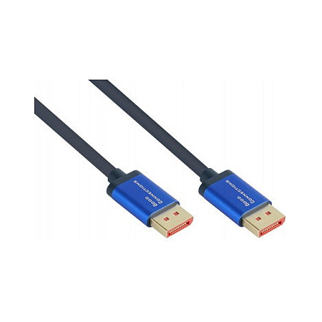 GoodConnections Kabel SmartFLEX DP1.4 DisplayPort 1.4 a DisplayPort 1.4, Macho a Macho, Azul, 5 m, Alcasa 4814-SF050B, 8K 7680 x 4320 a 240 Hz GoodConnections Kabel SmartFLEX DP1.4 DisplayPort 1.4 a DisplayPort 1.4, Macho a Macho, Azul, 5 m, Alcasa 4814-SF050B, 8K 7680 x 4320 a 240 Hz