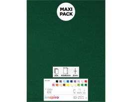 Innspiro Goma EVA verde fuerte láminas 40x60cm x 2mm (20 unidades)