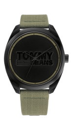 Tommy Hilfiger 1792040 con correa verde y caja negra