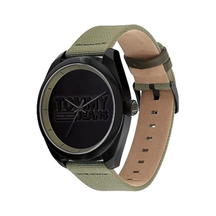 Tommy Hilfiger 1792040 con correa verde y caja negra