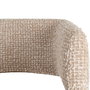 Sillón Beige Tejido-Metal Salón 71 X 70 X 75 cm (Set de 2)