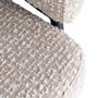 Sillón Beige Tejido-Metal Salón 71 X 70 X 75 cm (Set de 2)
