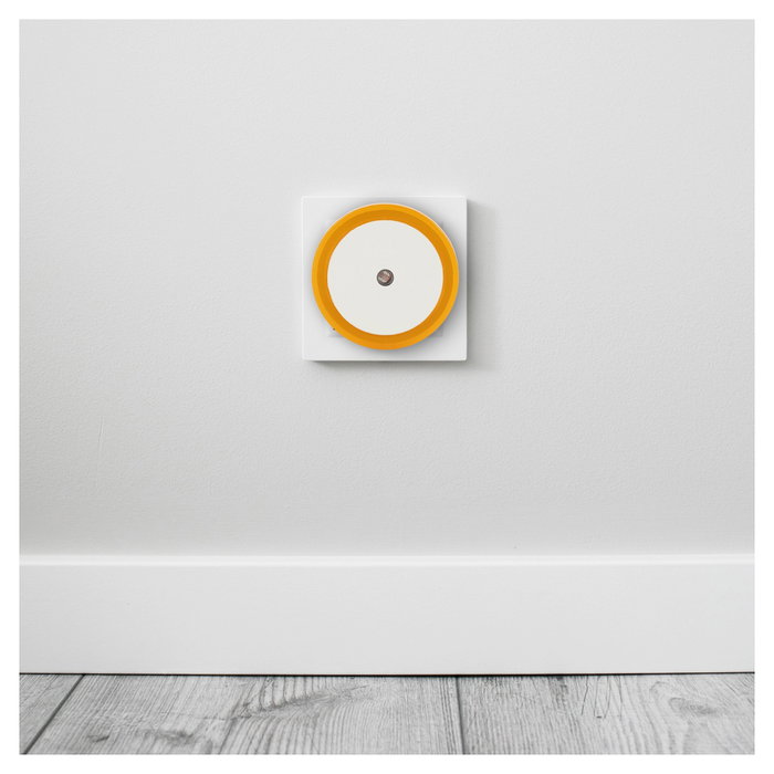 ENTAC Luz de noche LED con sensor de crepúsculo Blanco Cálido