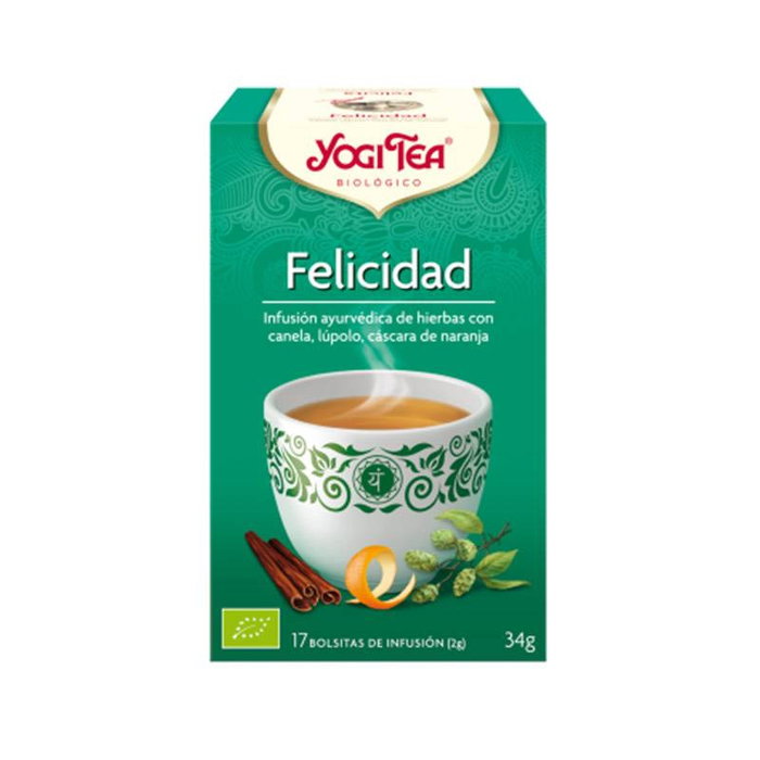 YOGI TEA Infusión Felicidad 17 bolsitas YOGI TEA Infusión Felicidad 17 bolsitas