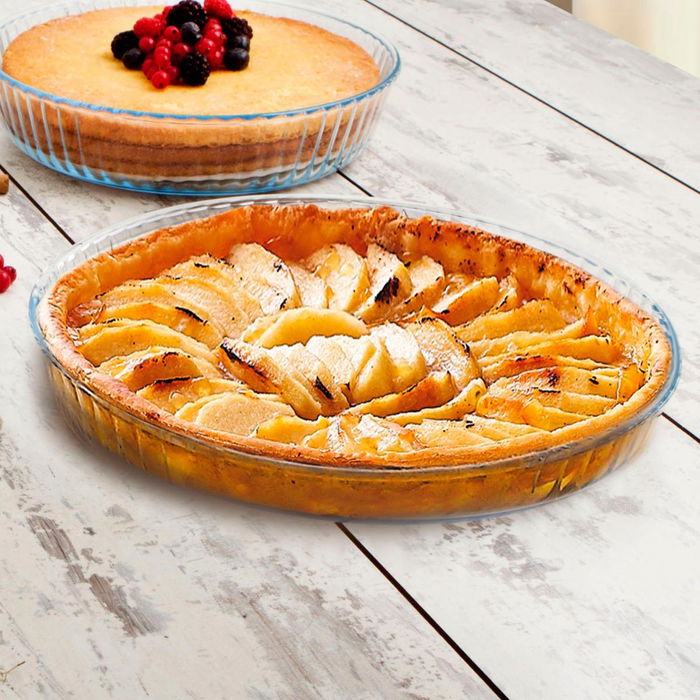 Molde Tarta Plano Horno Boro Iconic'S Pyrex® 31x31x4 cm