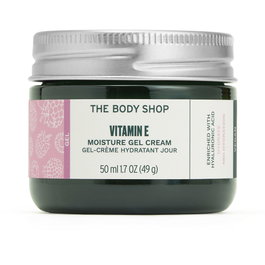 The Body Shop Gel-Crema Hidratante Vitamina E Facial 50 ml - Piel Fresca y Mate 48h, con Ácido Hialurónico Vegano, para Piel Normal a Mixta