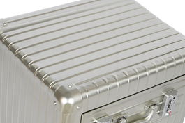 DKD Home Decor Mesita de Noche Vintage Plateado 39x63x46 cm