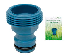 Adaptador de grifo macho 3/4 plástico para manguera de jardín