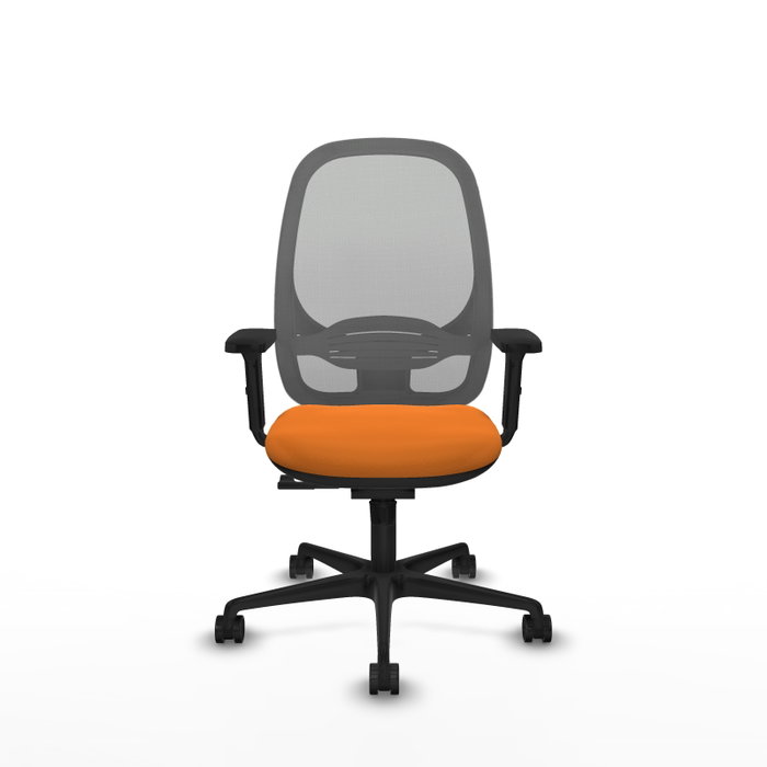 PIQUERAS Y CRESPO Silla de oficina Cilanco Naranja y Gris