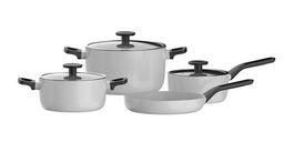 Berghoff 3950615 Batería Cocina 7 Piezas Glint Spirit Aluminio Reciclado Antiadherente