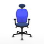 PIQUERAS Y CRESPO Silla de oficina Jorquera con mecanismo Sincro, Azul