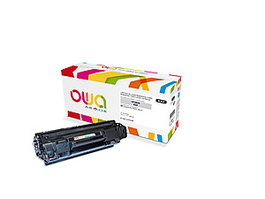 Owa Tóner Compatible con HP CF283X, Canon 9435B002 CRG-737 (2200 Páginas)