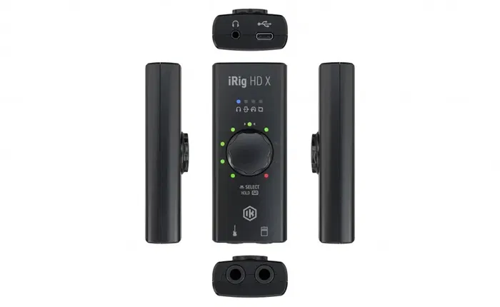 IKMULTIMED Irig Hd-X Interfaz de Audio para Guitarra y Bajo, 13.5x4.3x13.5 cm