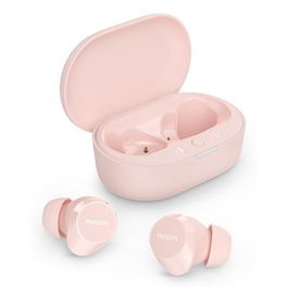 Philips TWS Auriculares Inalámbricos con Estación de Carga - Rosa