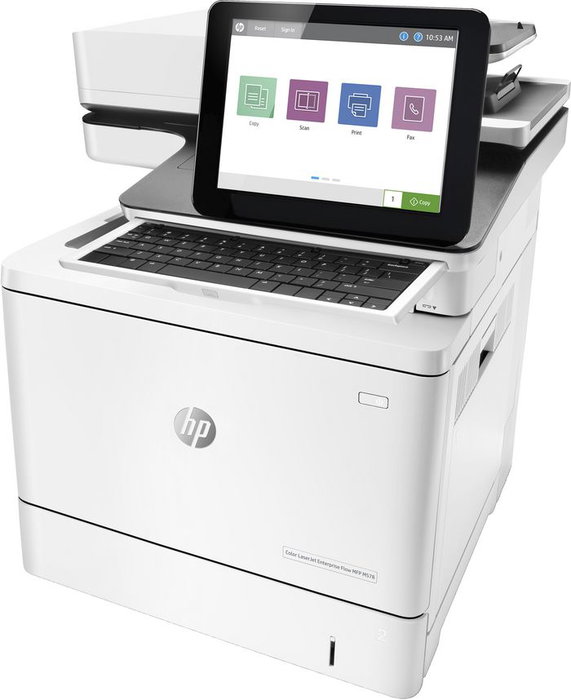 HP M578c Color LaserJet Enterprise Flow MFP: Impresora Multifunción a Color de Alta Velocidad para 5-15 Usuarios, 10.000 Páginas/Mes