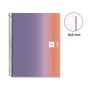 Miquelrius Cuaderno Espiral Aurora Provence DIN A4 80 Hojas 90g Cuadriculado 5mm