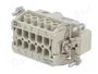 HARTING Han E® Conector de Plantilla de Contacto Macho 10 Pos.