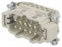 HARTING Han E® Conector de Plantilla de Contacto Macho 10 Pos.